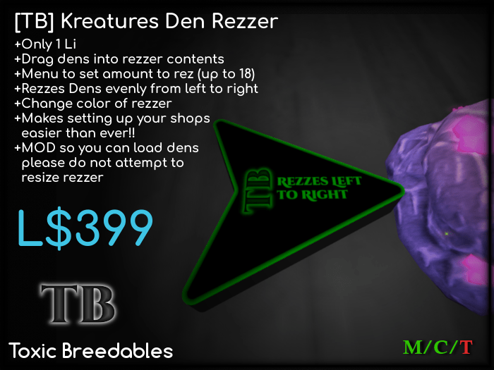 New Kreatures Den Rezzer