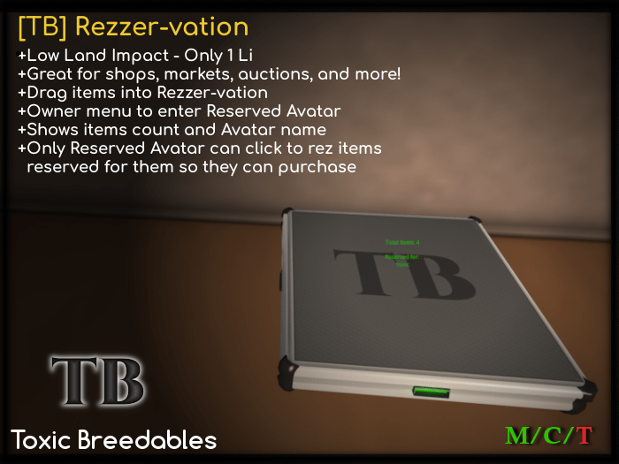 [TB] Rezzer-vation