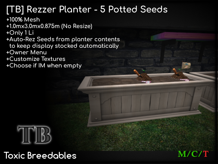 [TB] Potted Seed Rezzer Planter