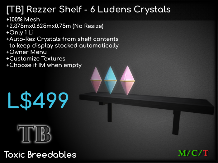 [TB] Ludens Crystal Rezzer Shelf